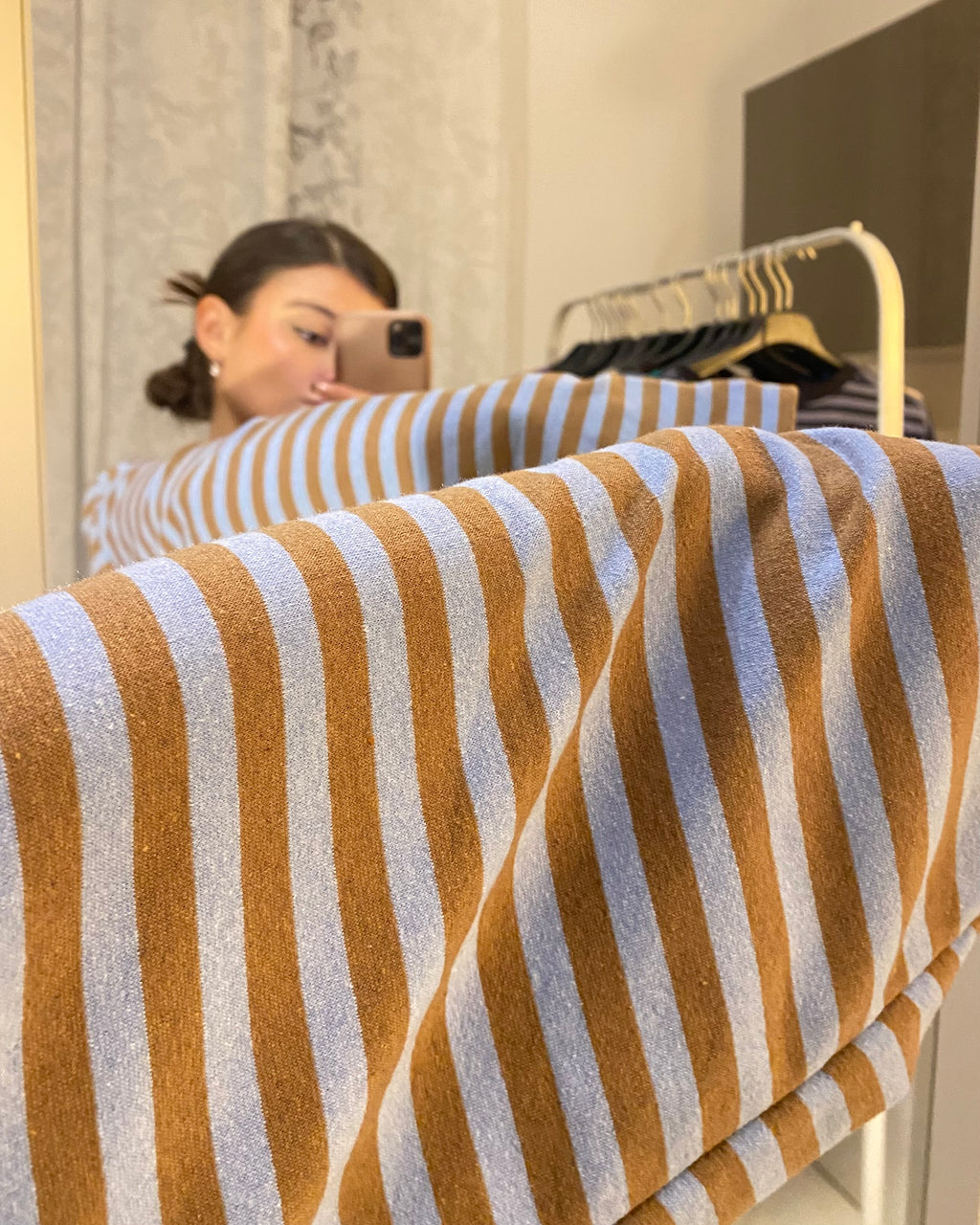 Shirt Starlet Azzurra/Cammello