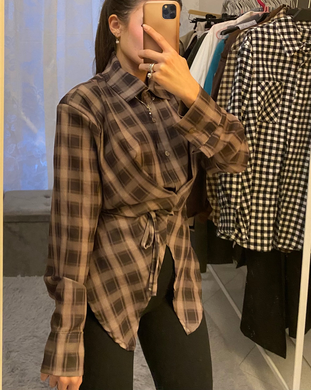 Camicia Anna marrone