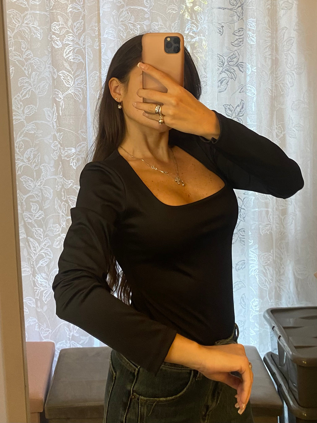 Body scollatura squadrata