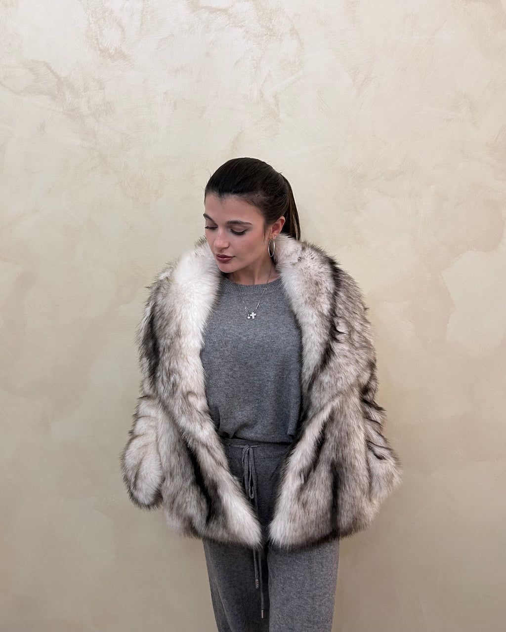 Pelliccia White Cortina