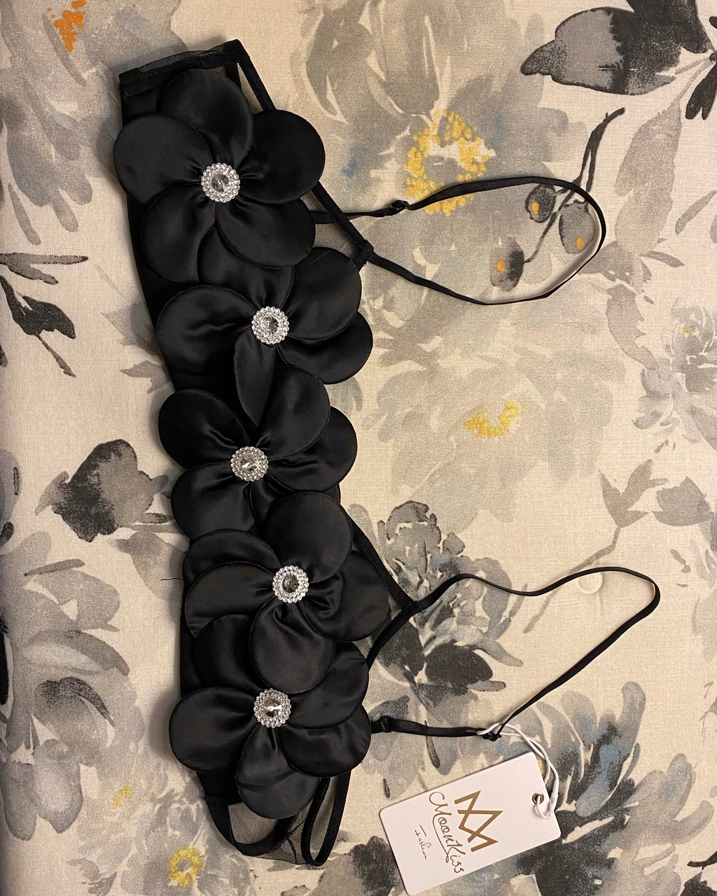 Bralette Fiori Nera