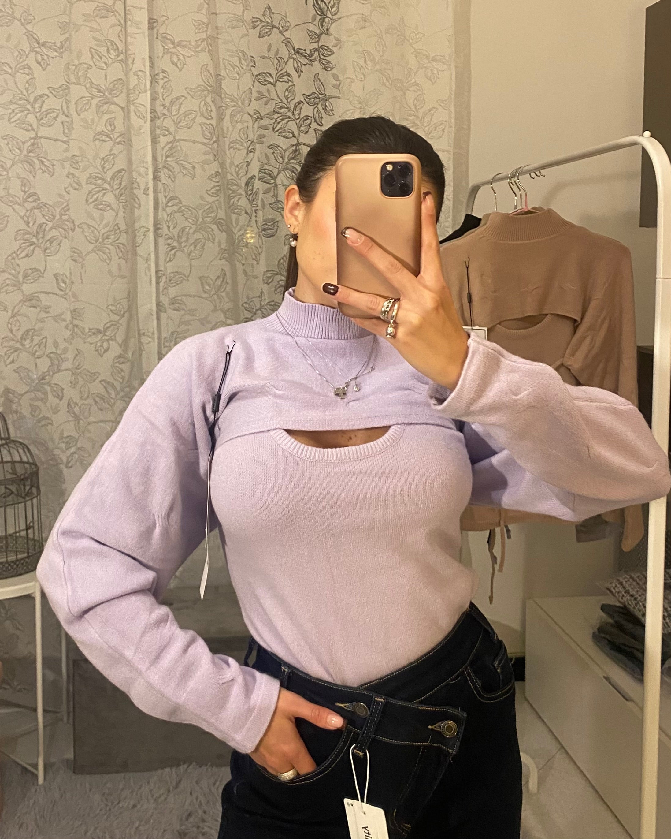 Coordinato Ginni lilla