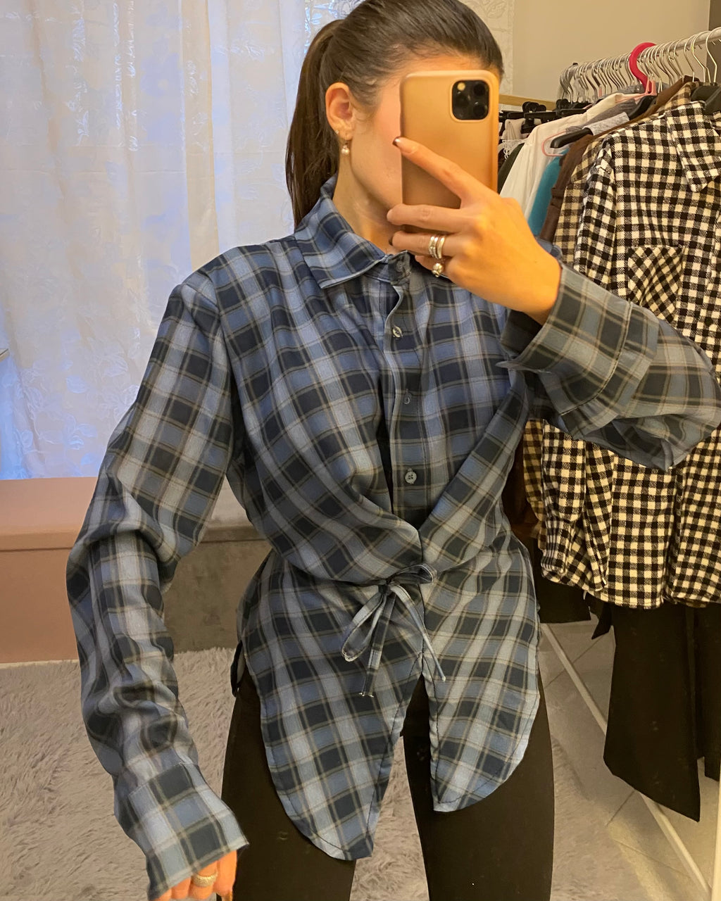 Camicia Anna celeste