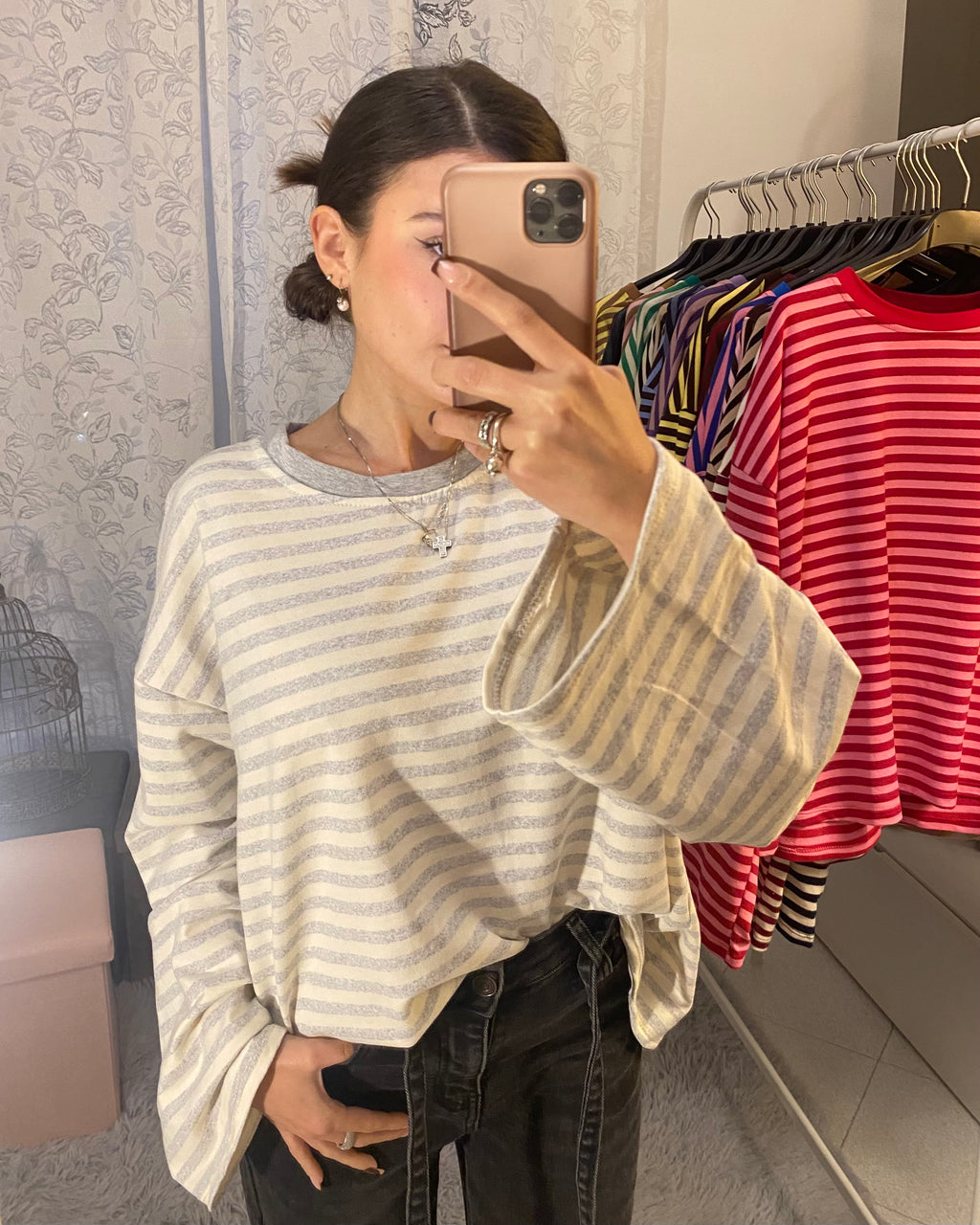 Shirt Starlet Grigia/Bianca