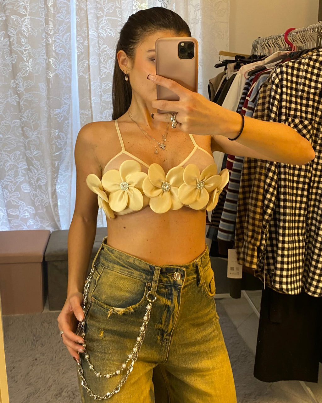 Bralette Fiori Chantilly