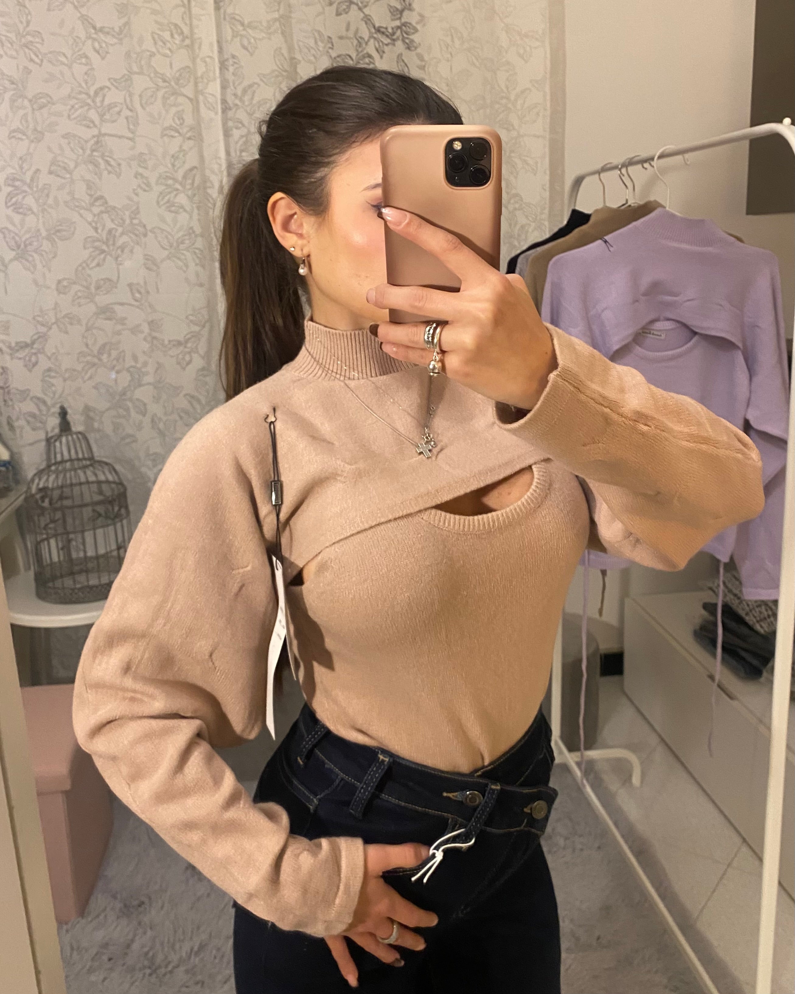 Coordinato Ginni cipria