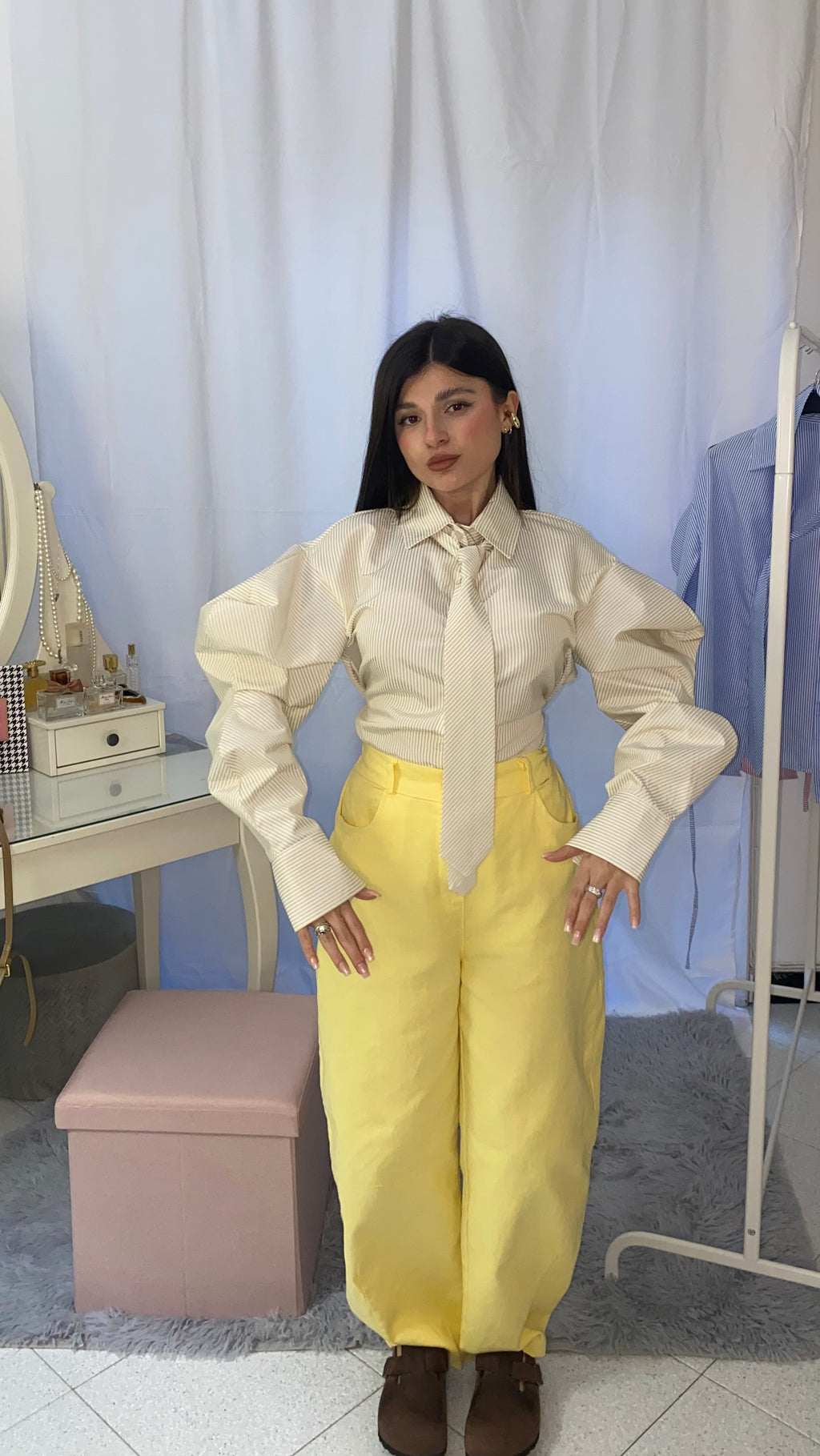 Camicia Maria gialla