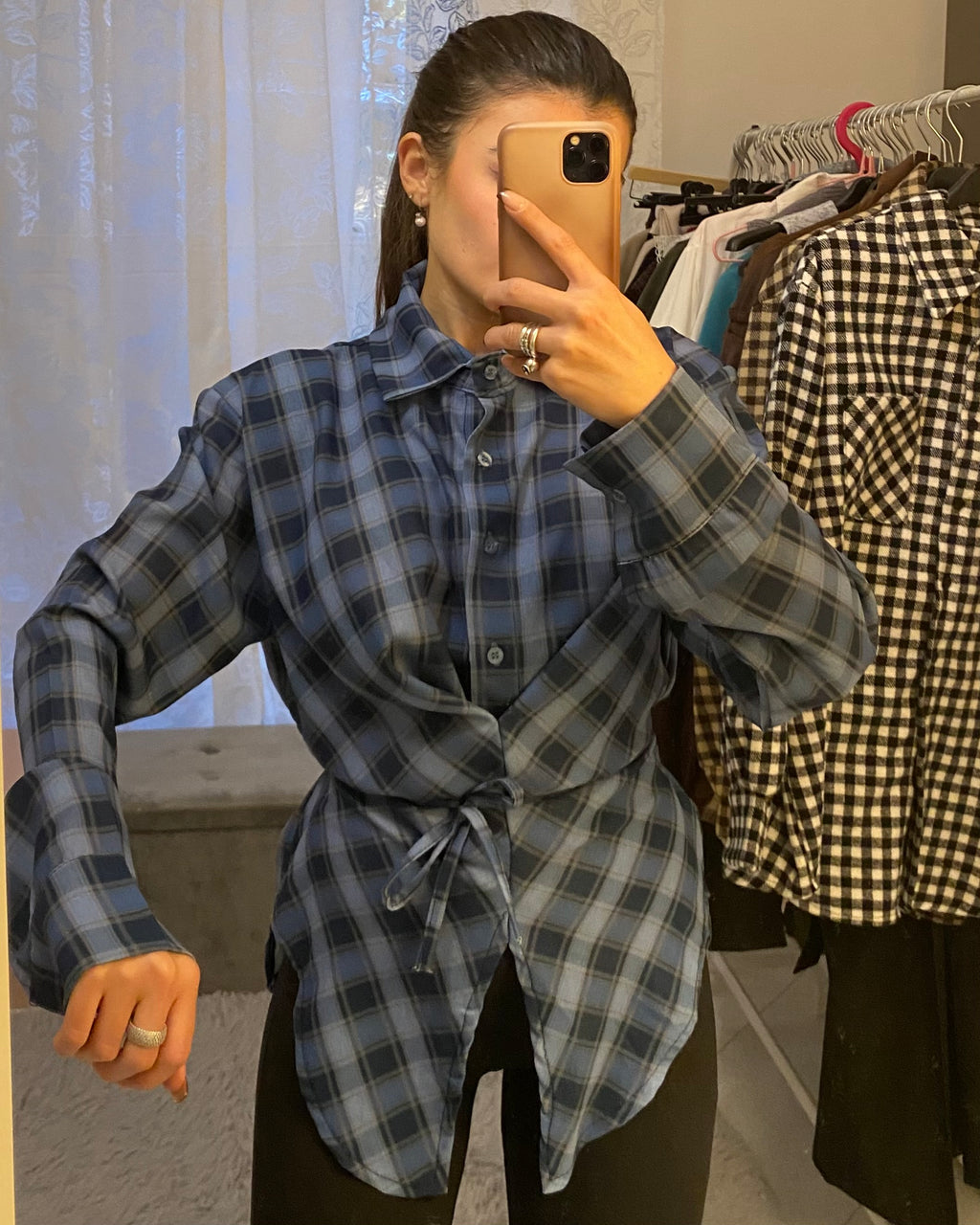 Camicia Anna celeste