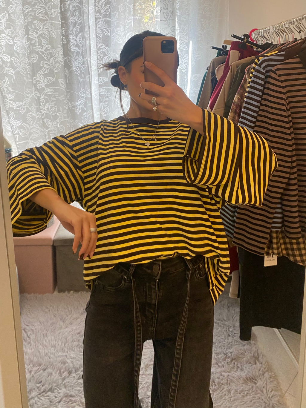 Shirt Starlet Gialla e marrone