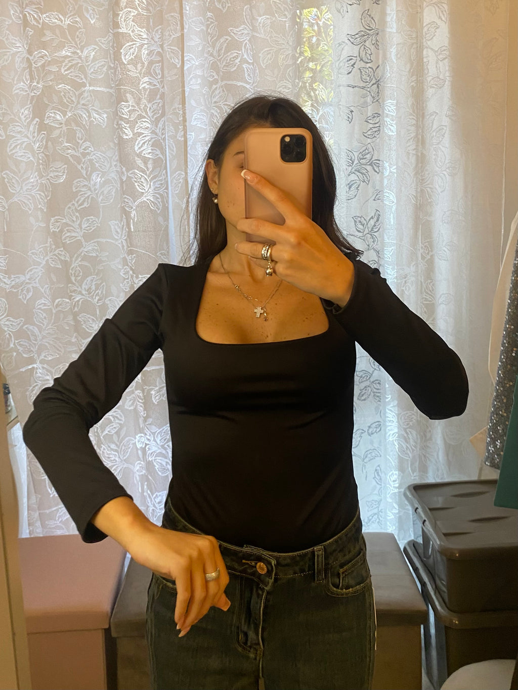 Body scollatura squadrata