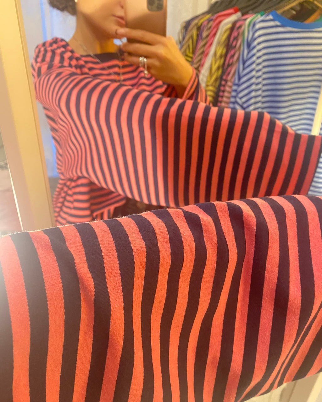 Shirt Starlet Blu notte/Fucsia