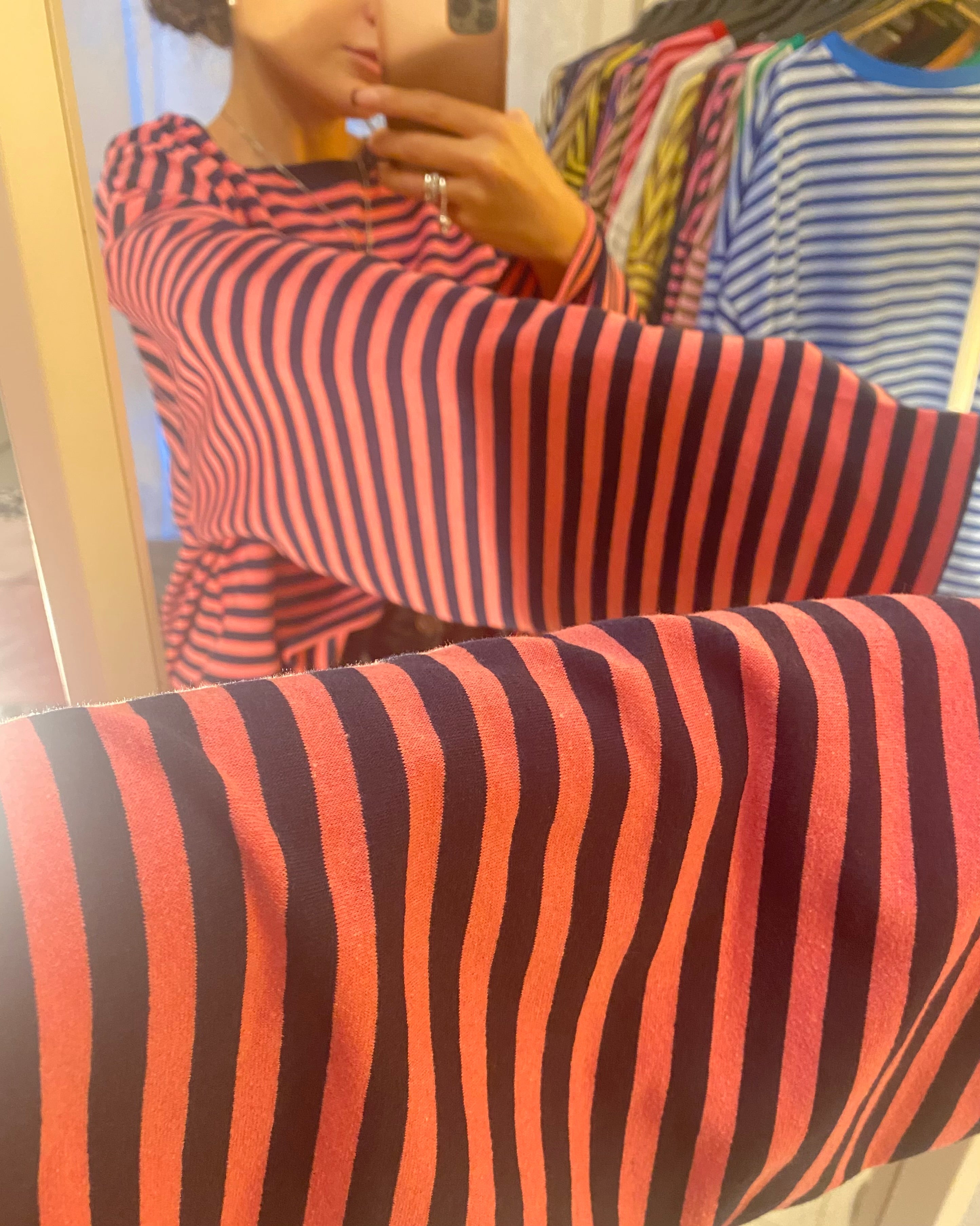 Shirt Starlet Blu notte/Fucsia