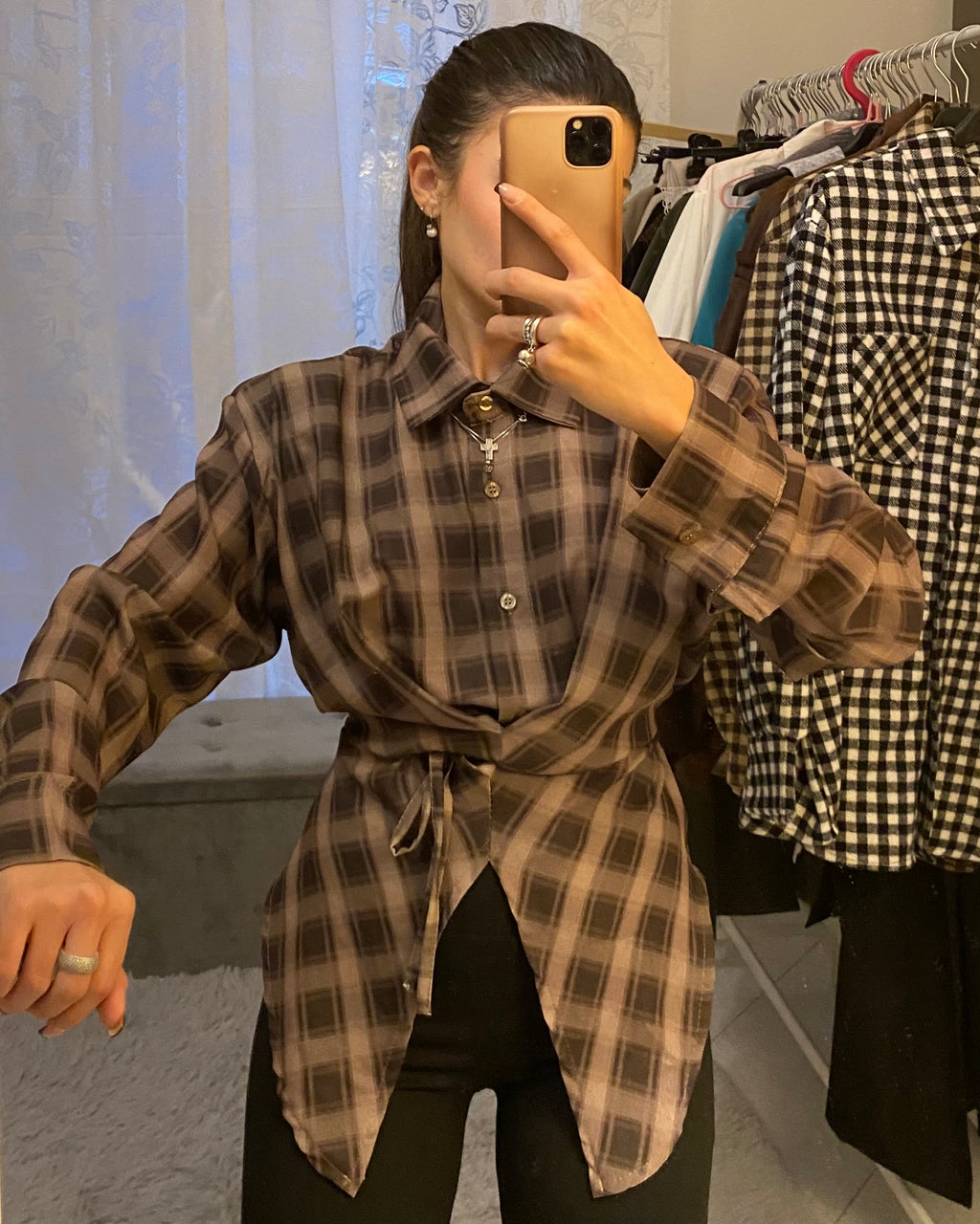 Camicia Anna marrone