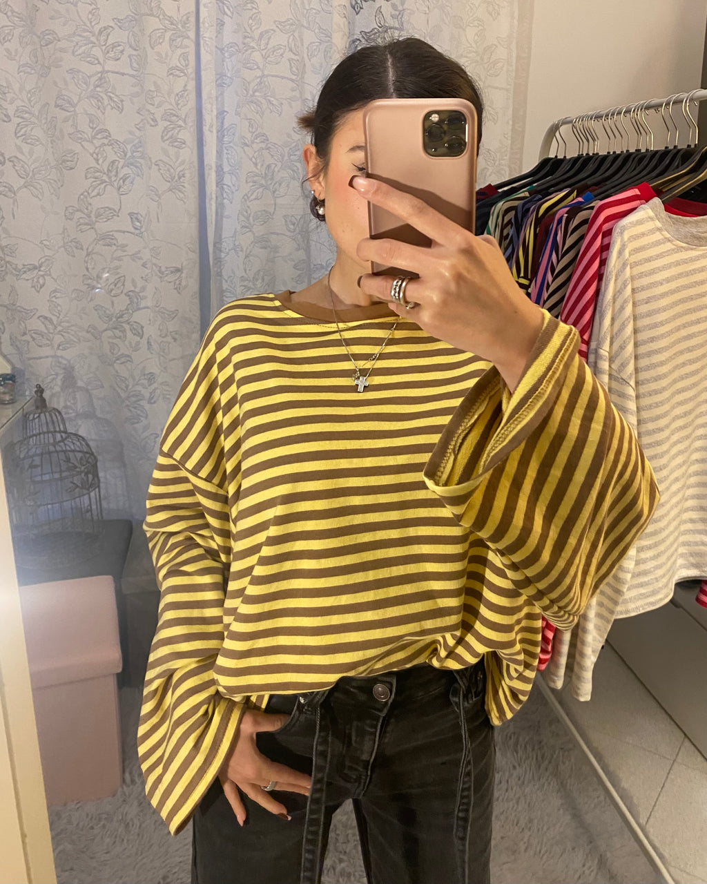 Shirt Starlet Gialla/Cammello