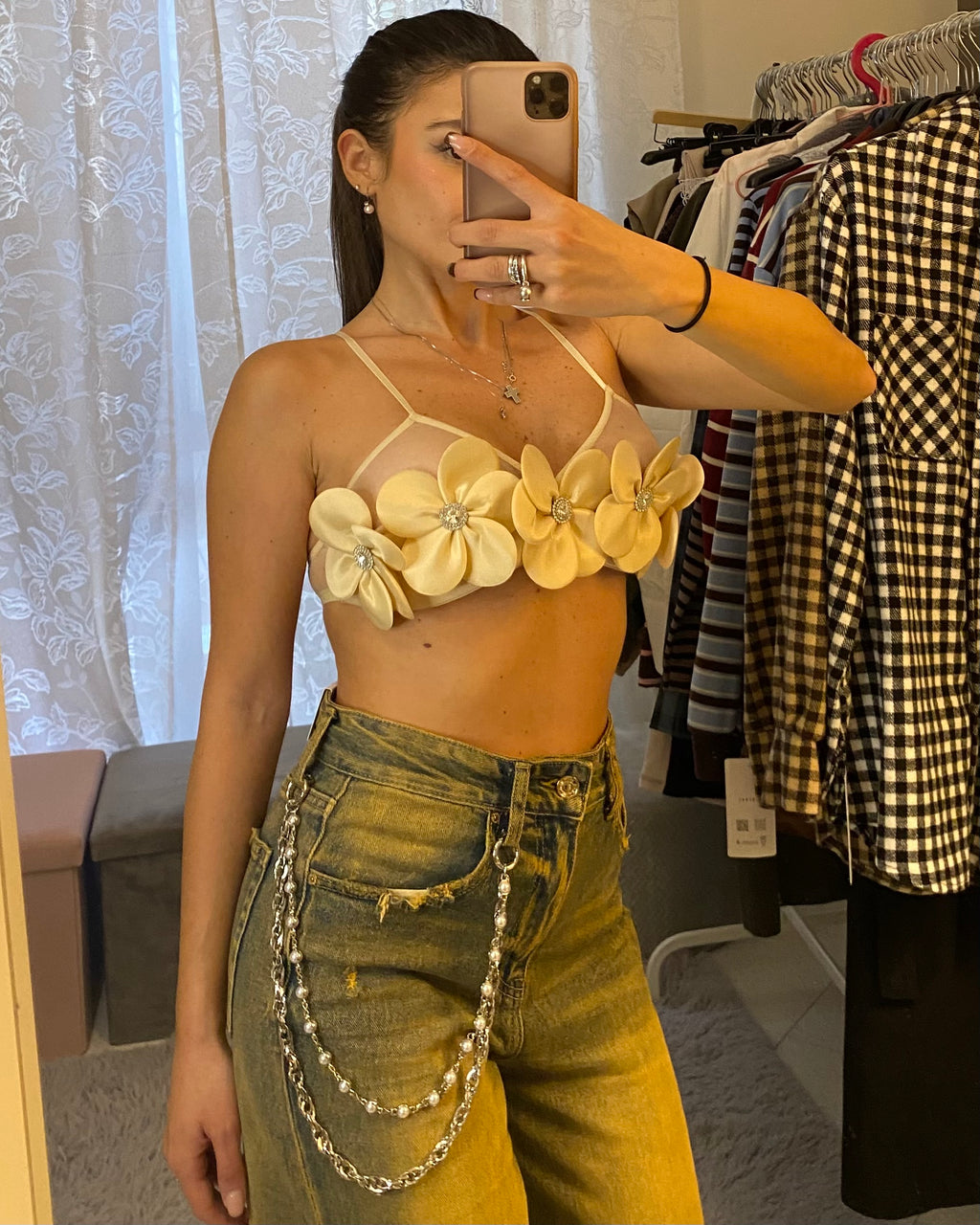 Bralette Fiori Chantilly