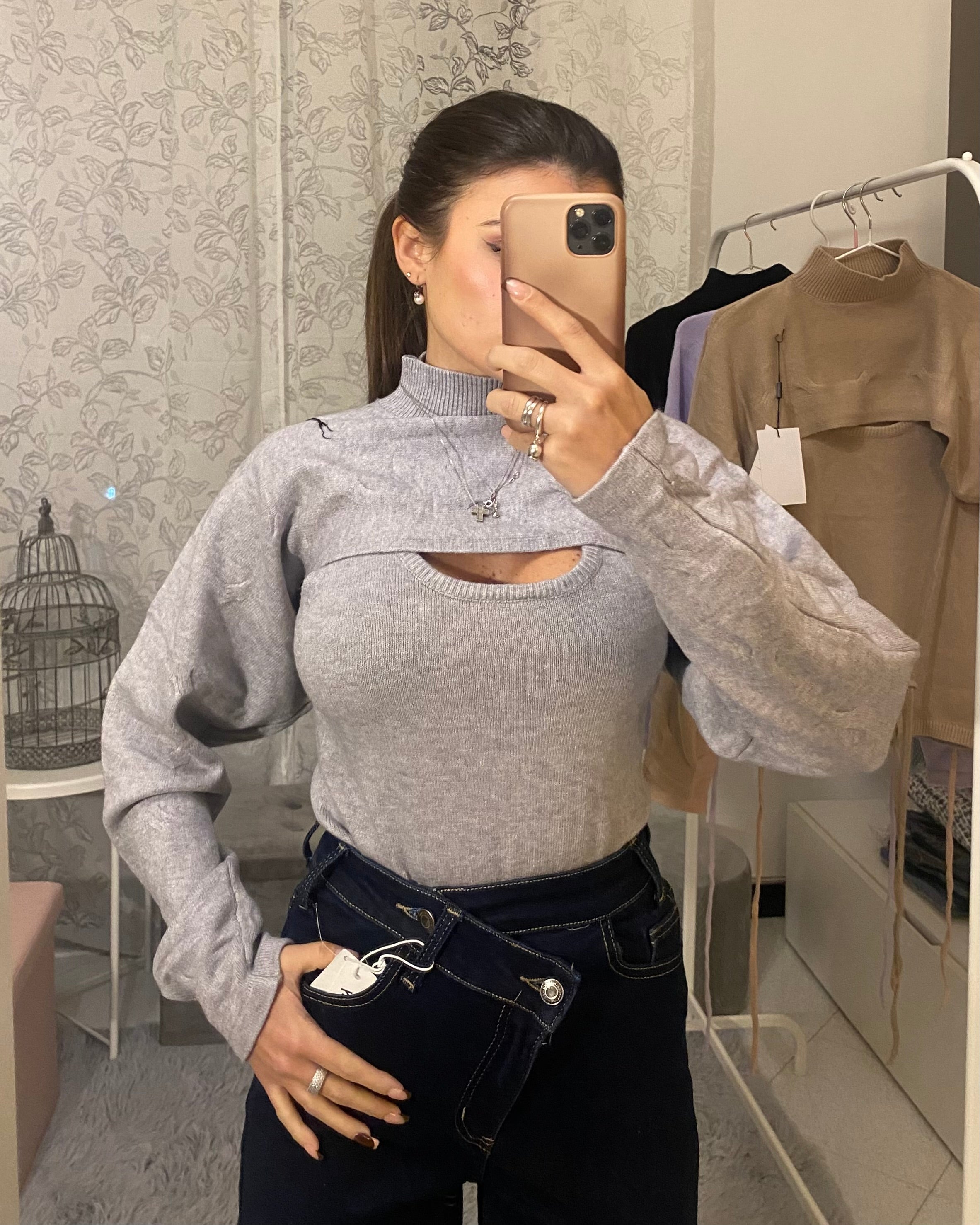 Coordinato Ginni grigio