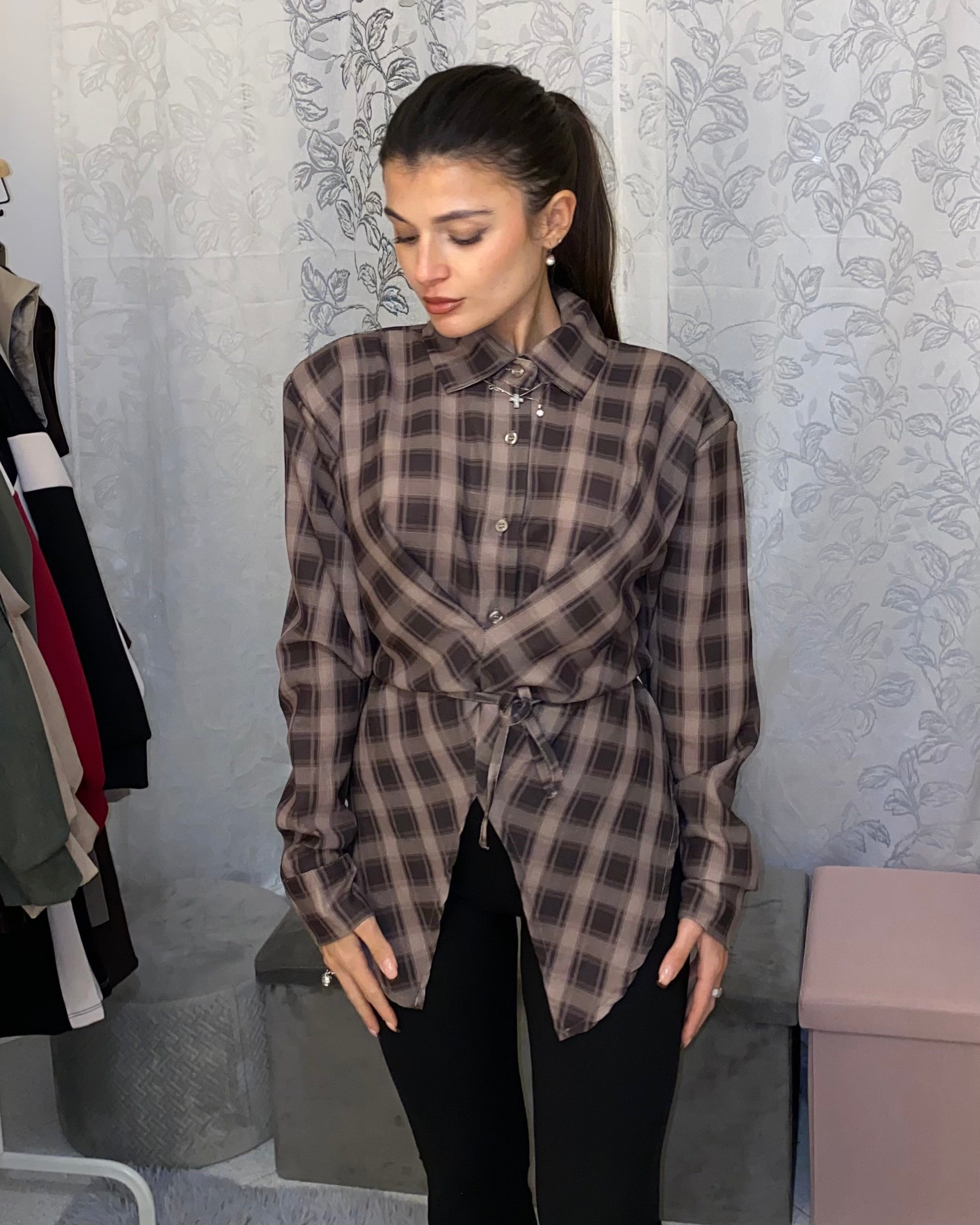 Camicia Anna marrone