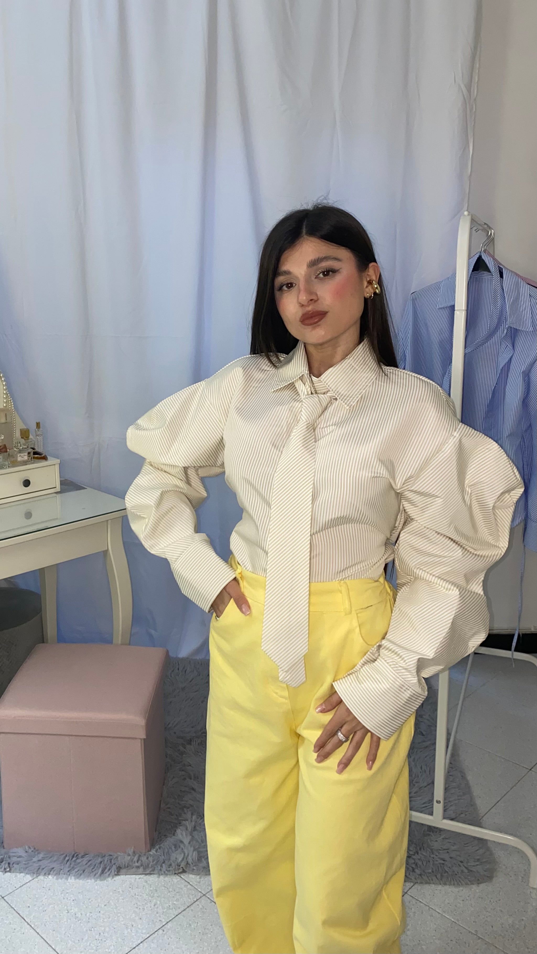 Camicia Maria gialla