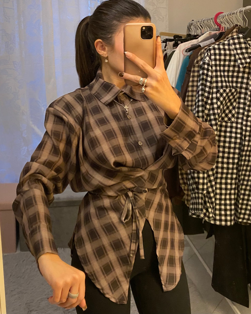 Camicia Anna marrone