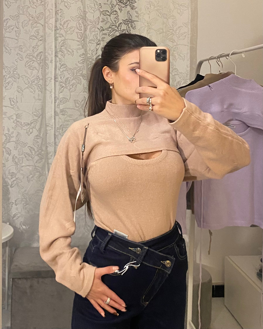 Coordinato Ginni cipria