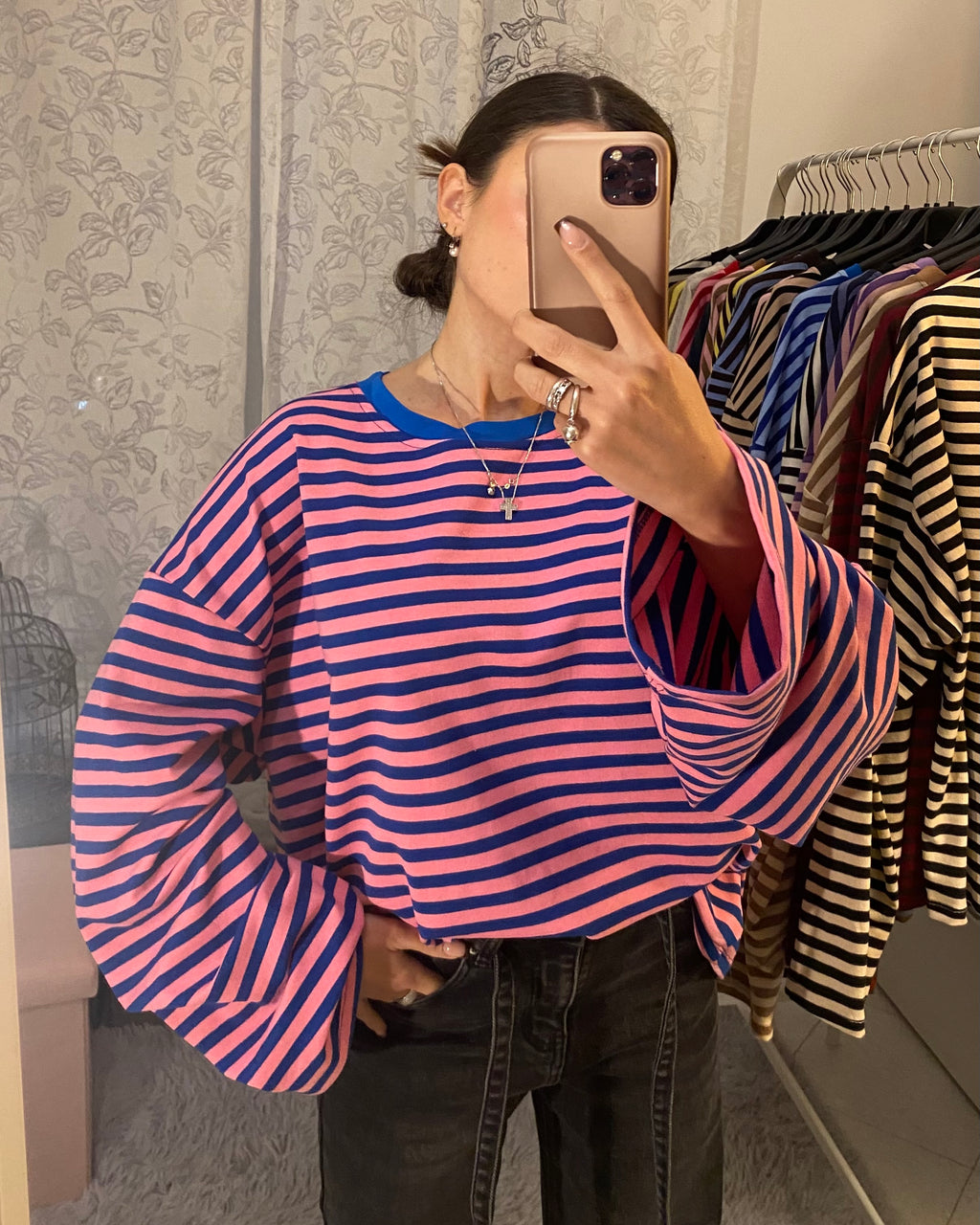 Shirt Starlet Blu elettrico/Fucsia