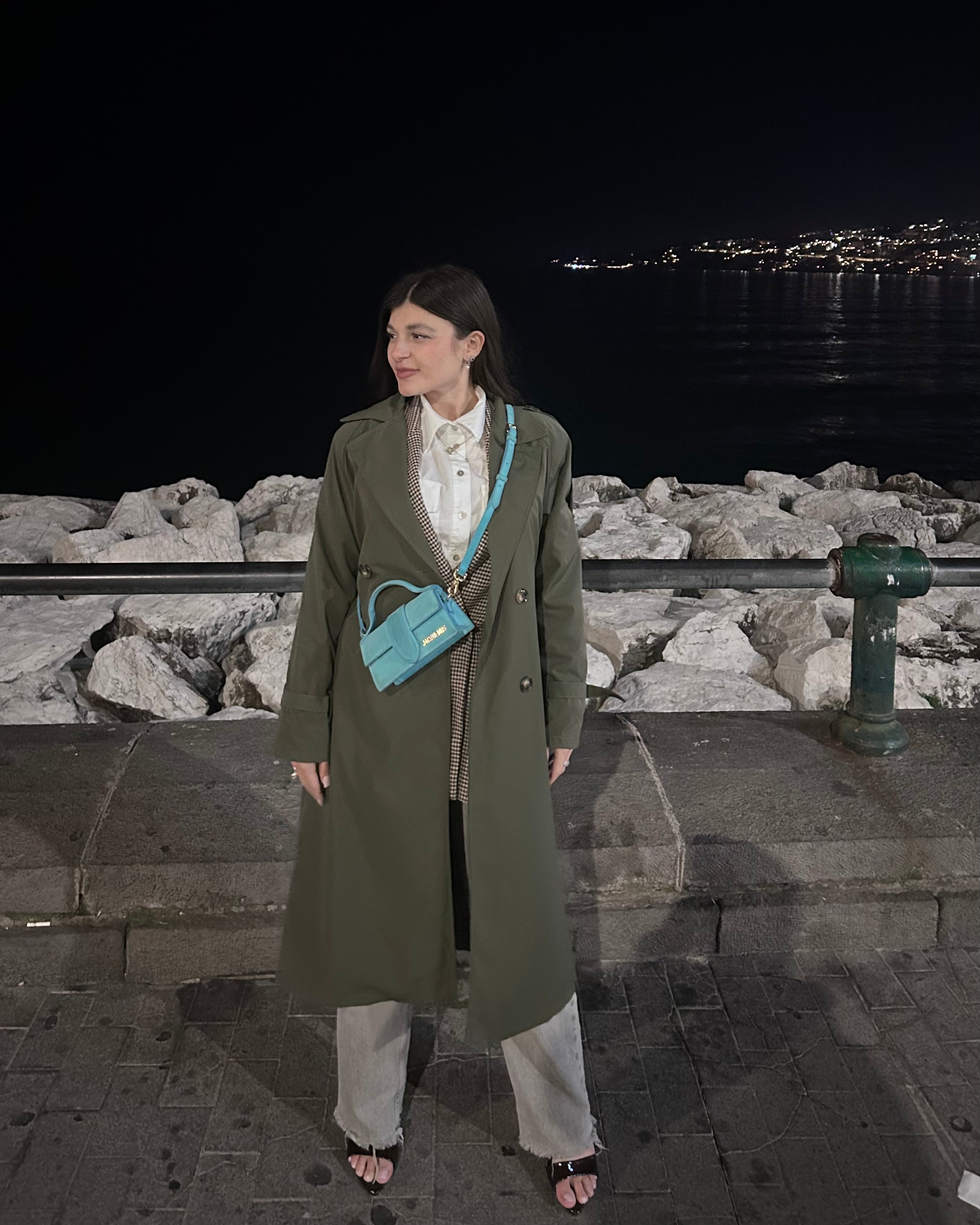Trench lungo Verde