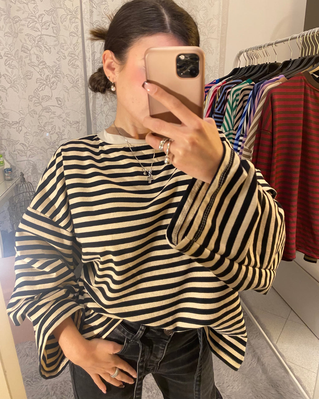 Shirt Starlet Nera/Beige