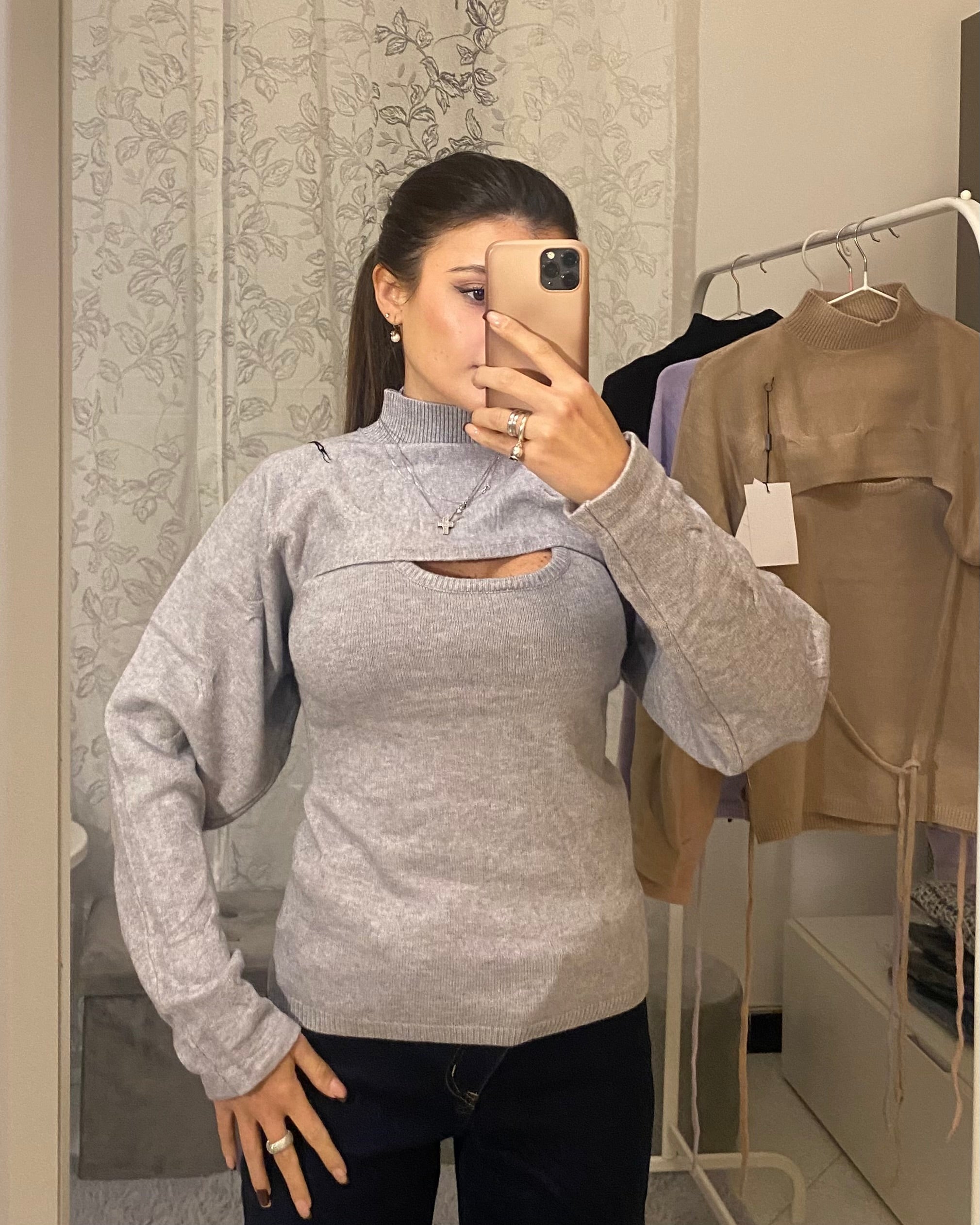 Coordinato Ginni grigio