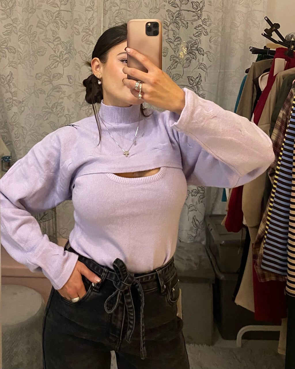 Coordinato Ginni lilla