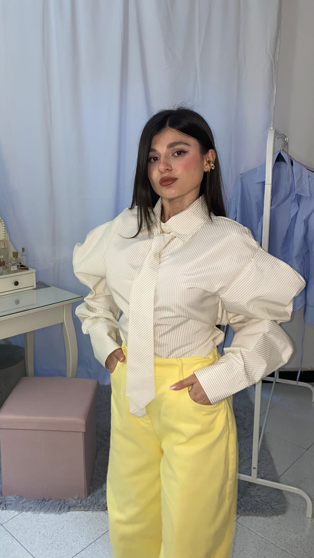 Camicia Maria gialla