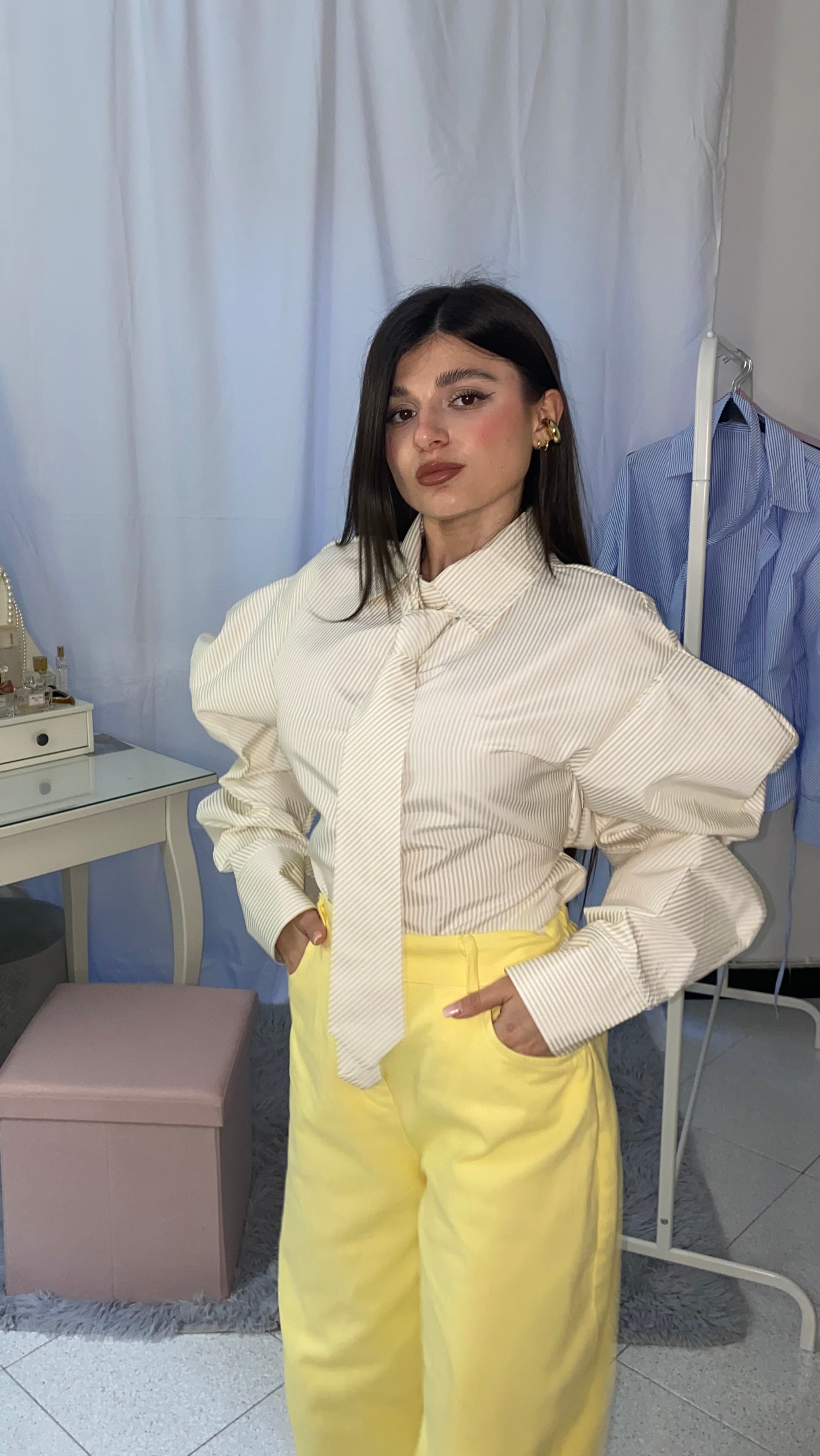 Camicia Maria gialla