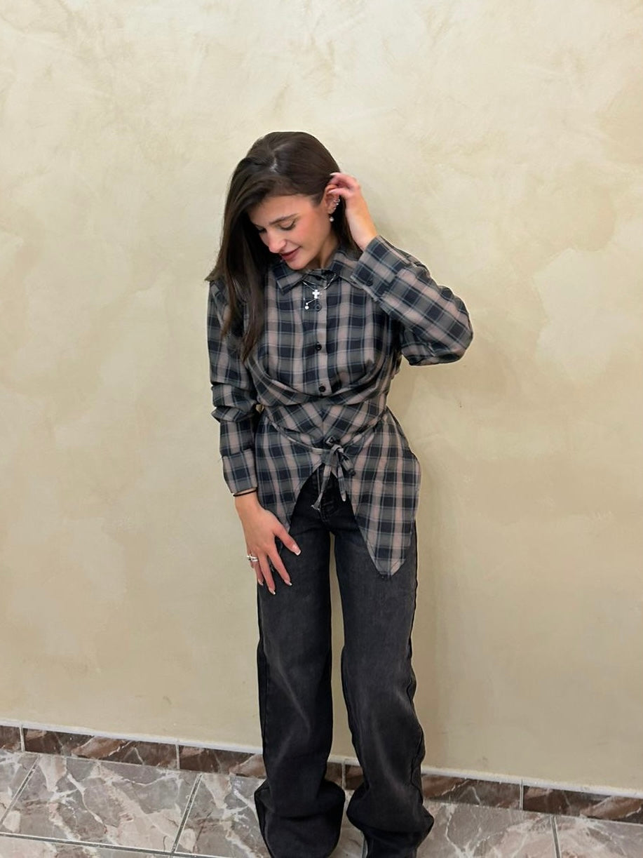 Camicia Anna verde militare