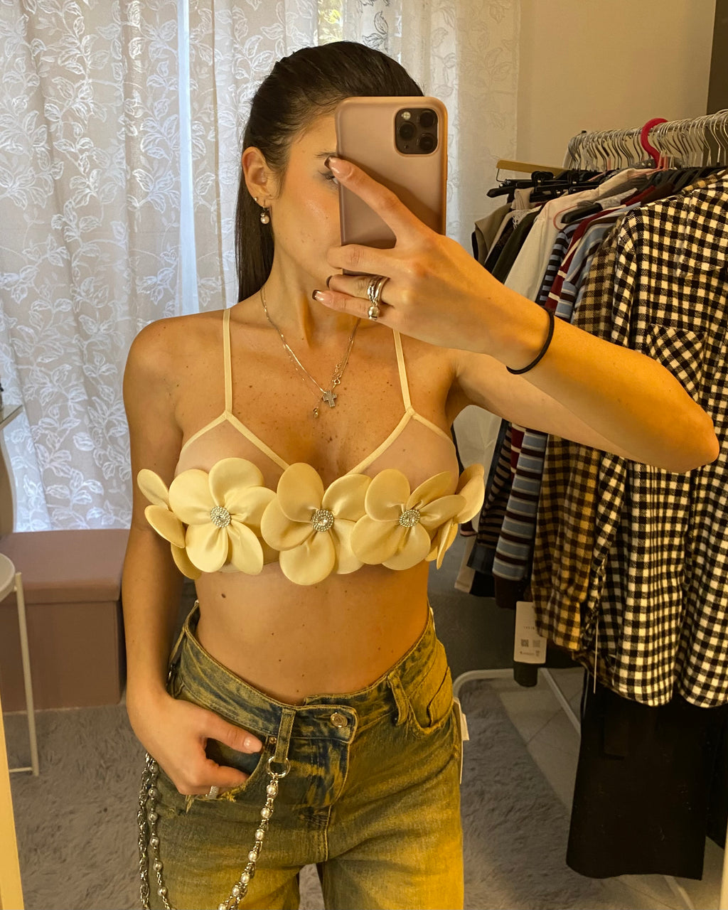 Bralette Fiori Chantilly