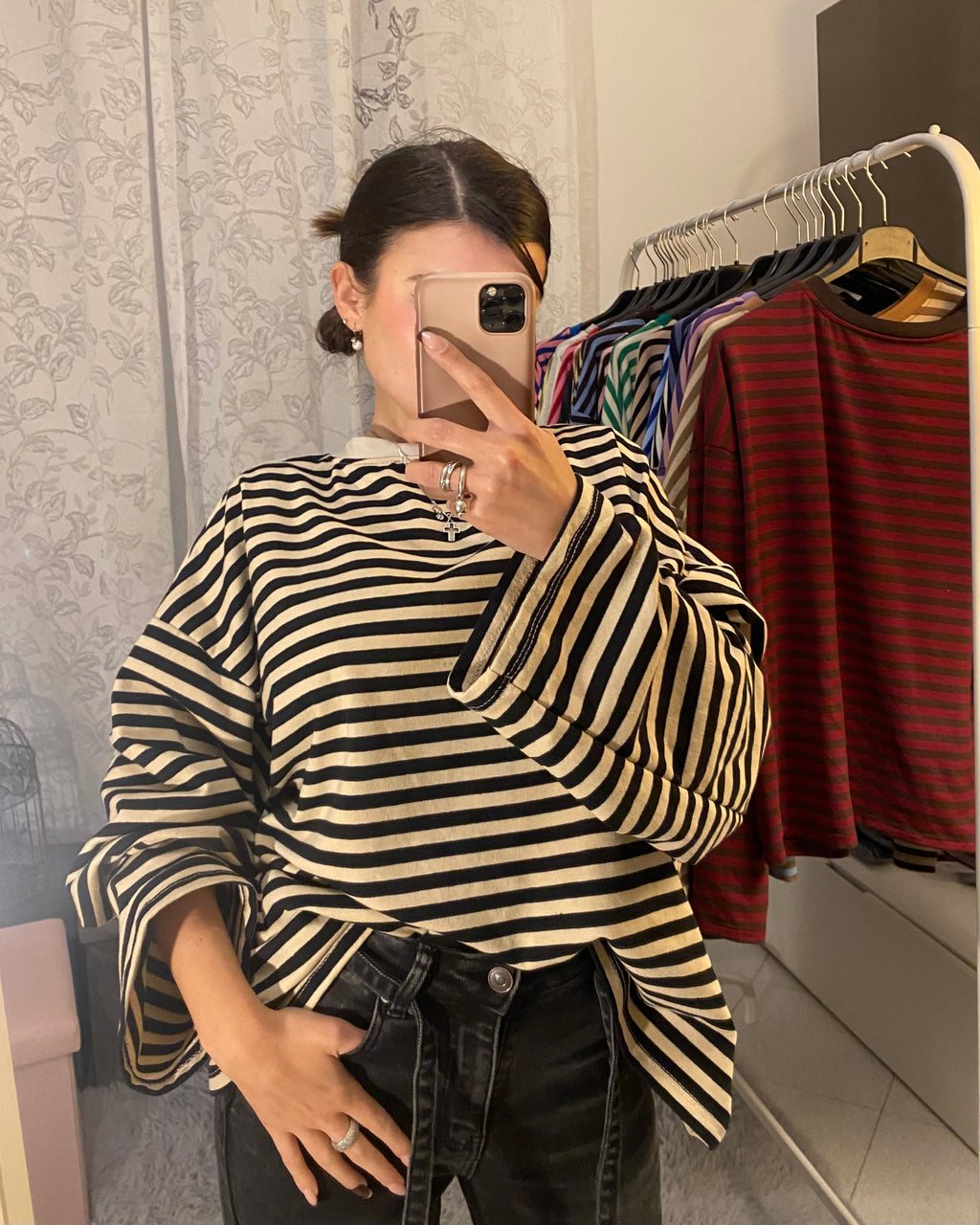 Shirt Starlet Nera/Beige