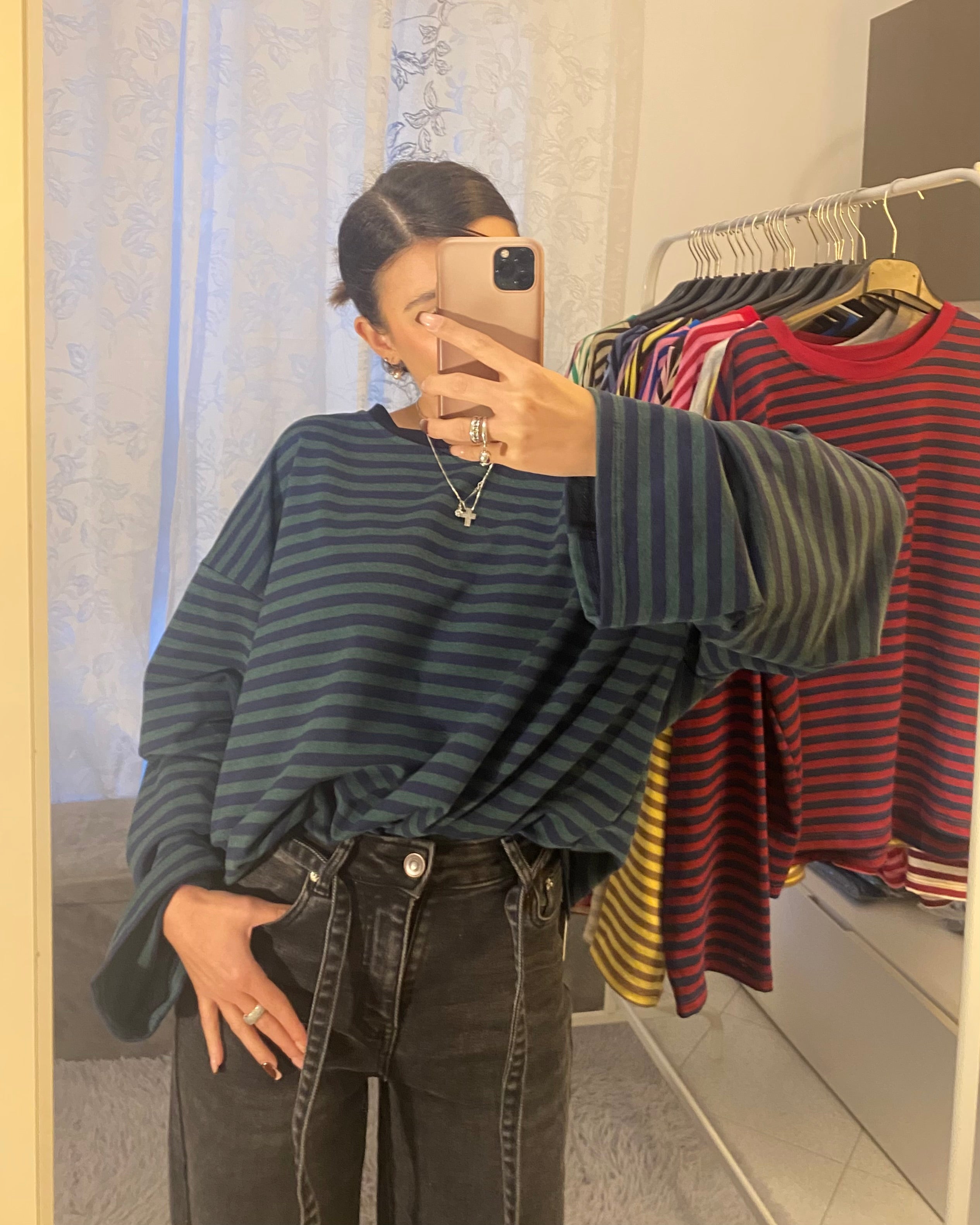 Shirt Starlet Blu notte/Verde scuro