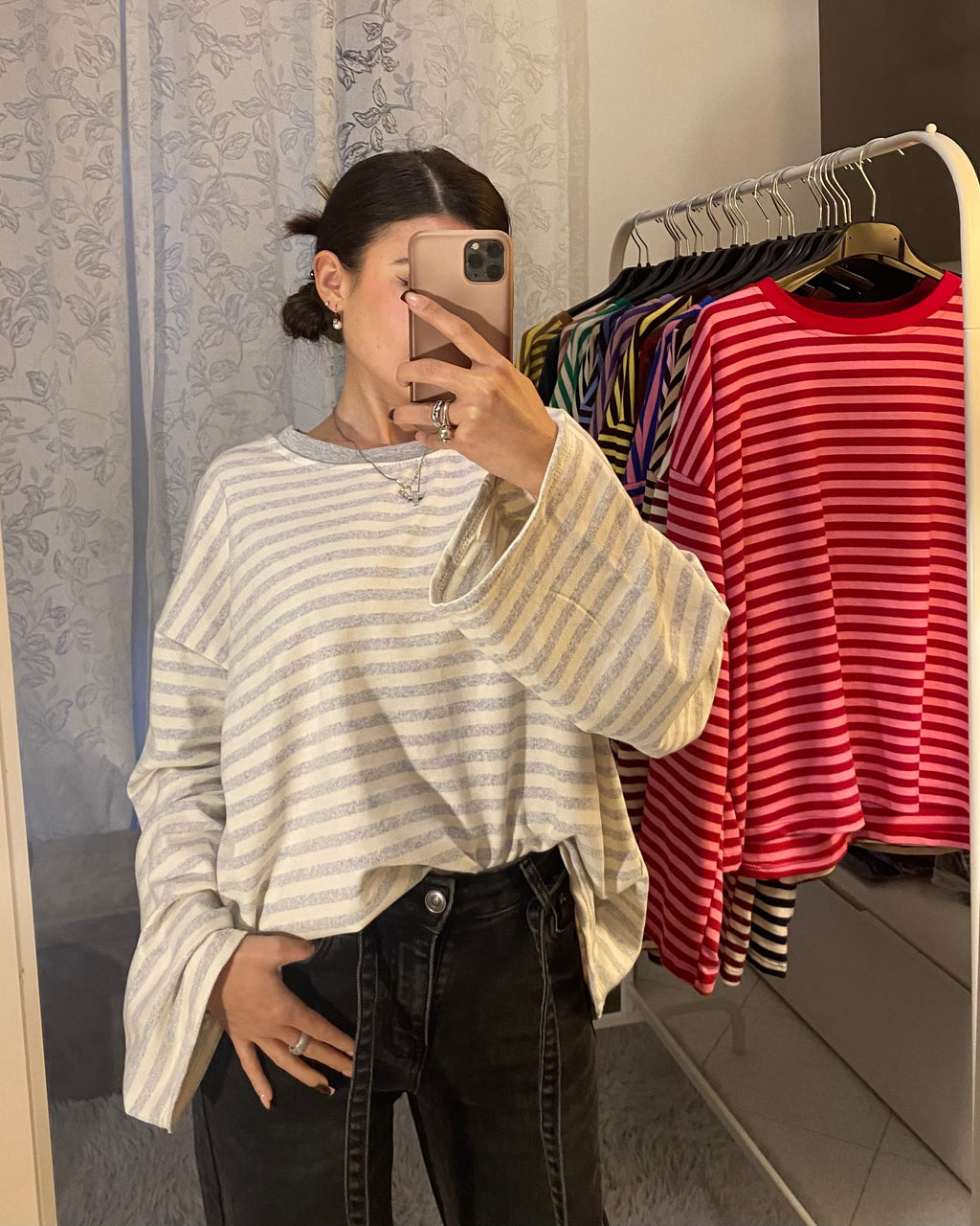 Shirt Starlet Grigia/Bianca