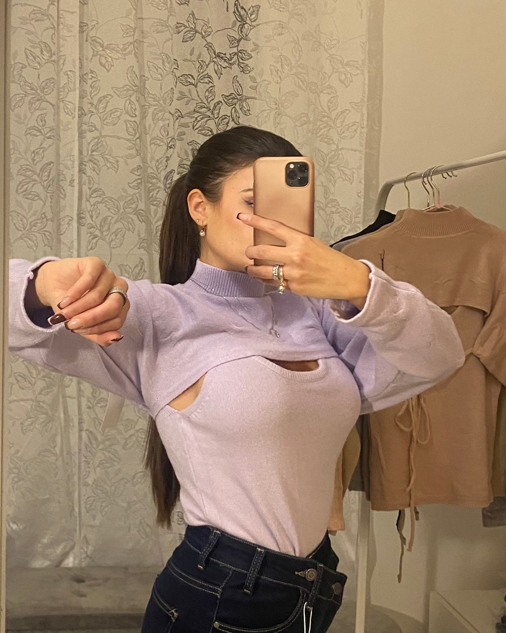 Coordinato Ginni lilla