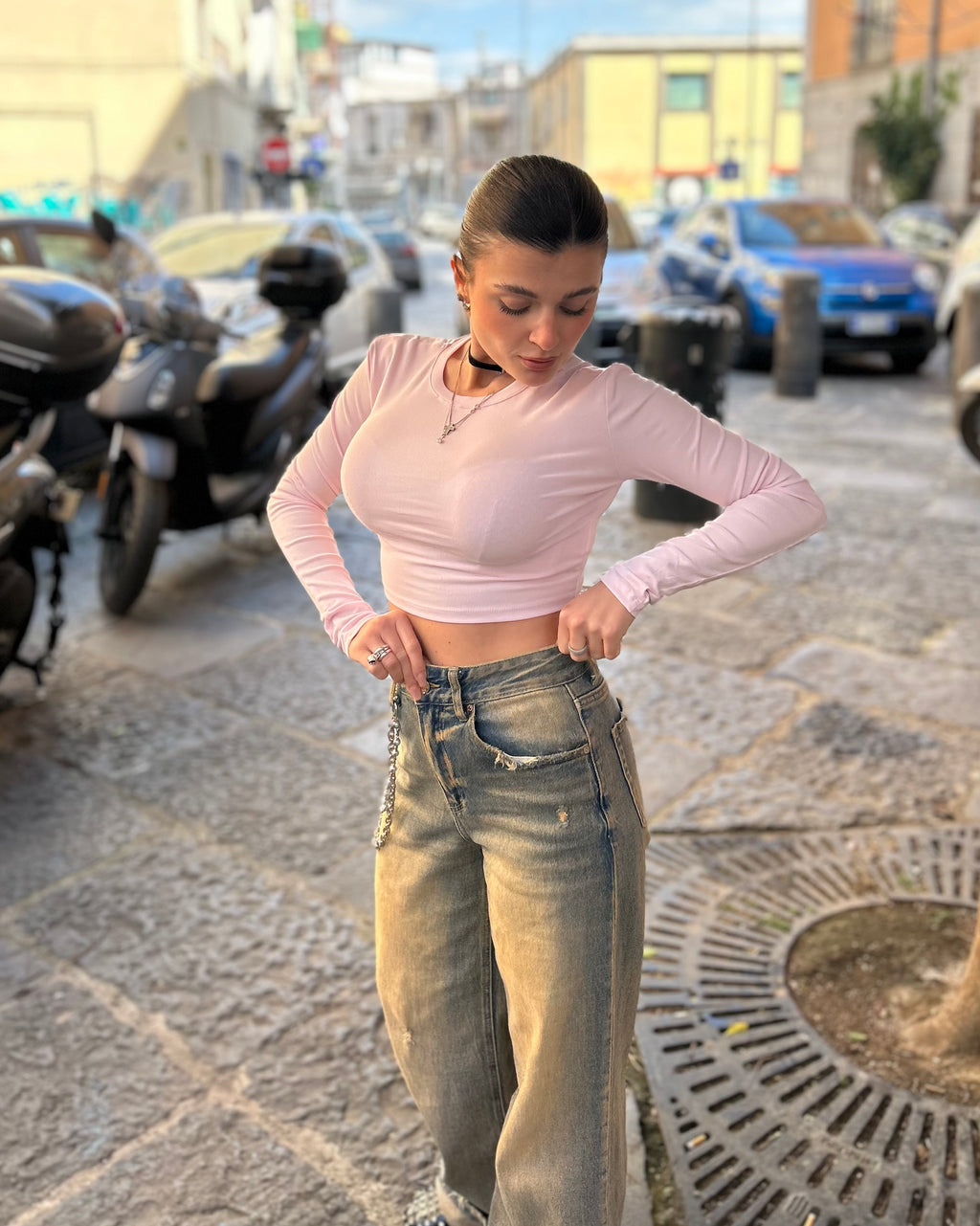 Crop shirt LUMINA
