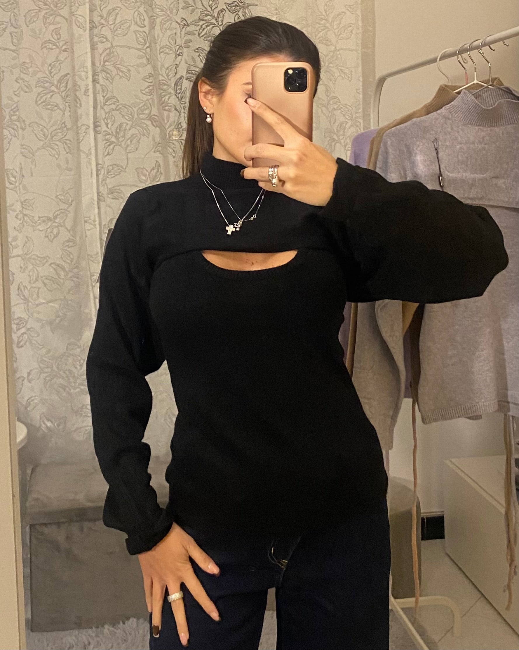 Coordinato Ginni nero