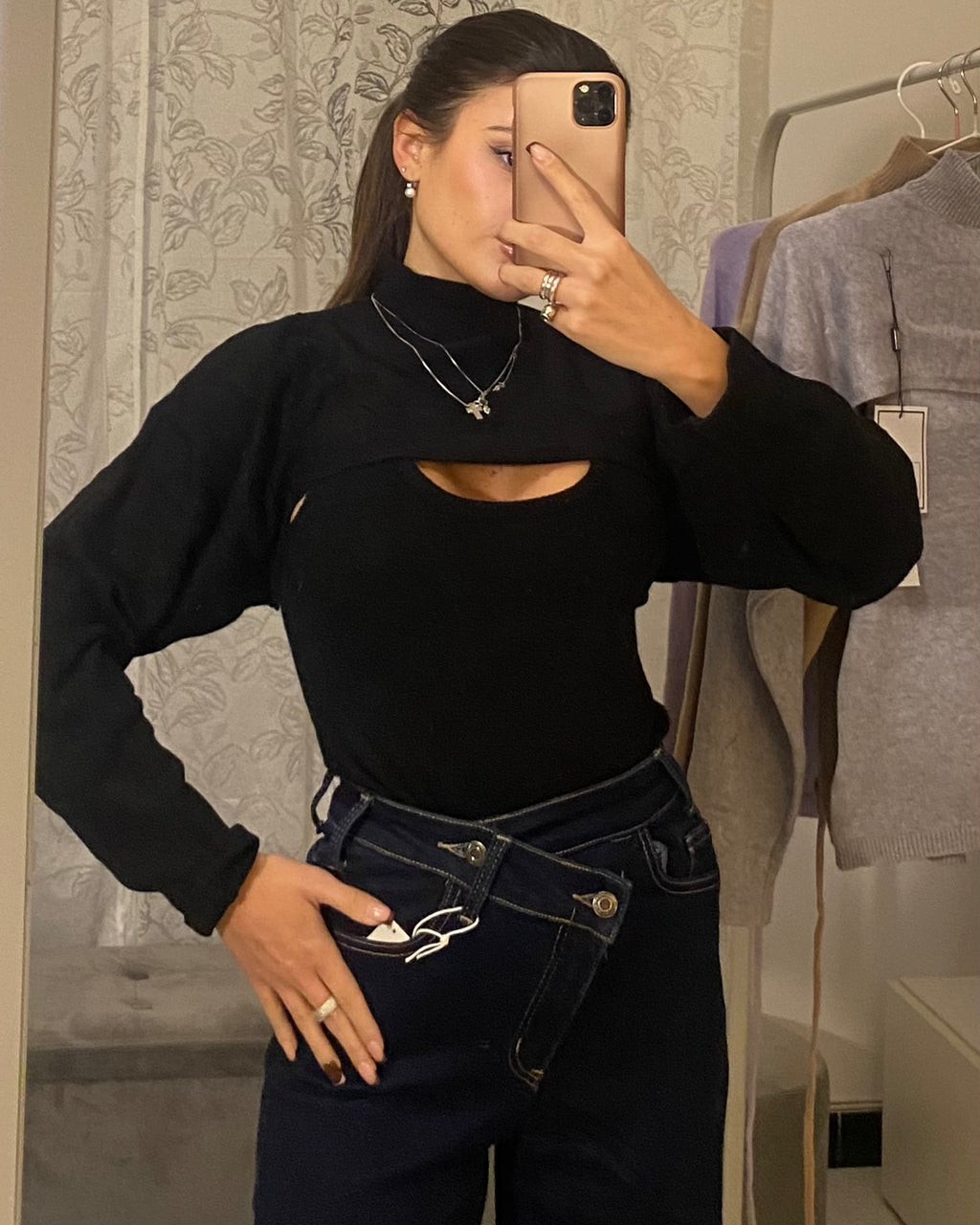 Coordinato Ginni nero