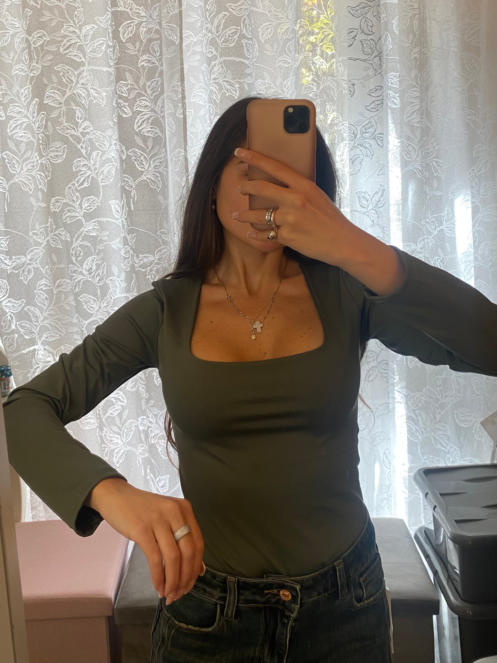 Body scollatura squadrata