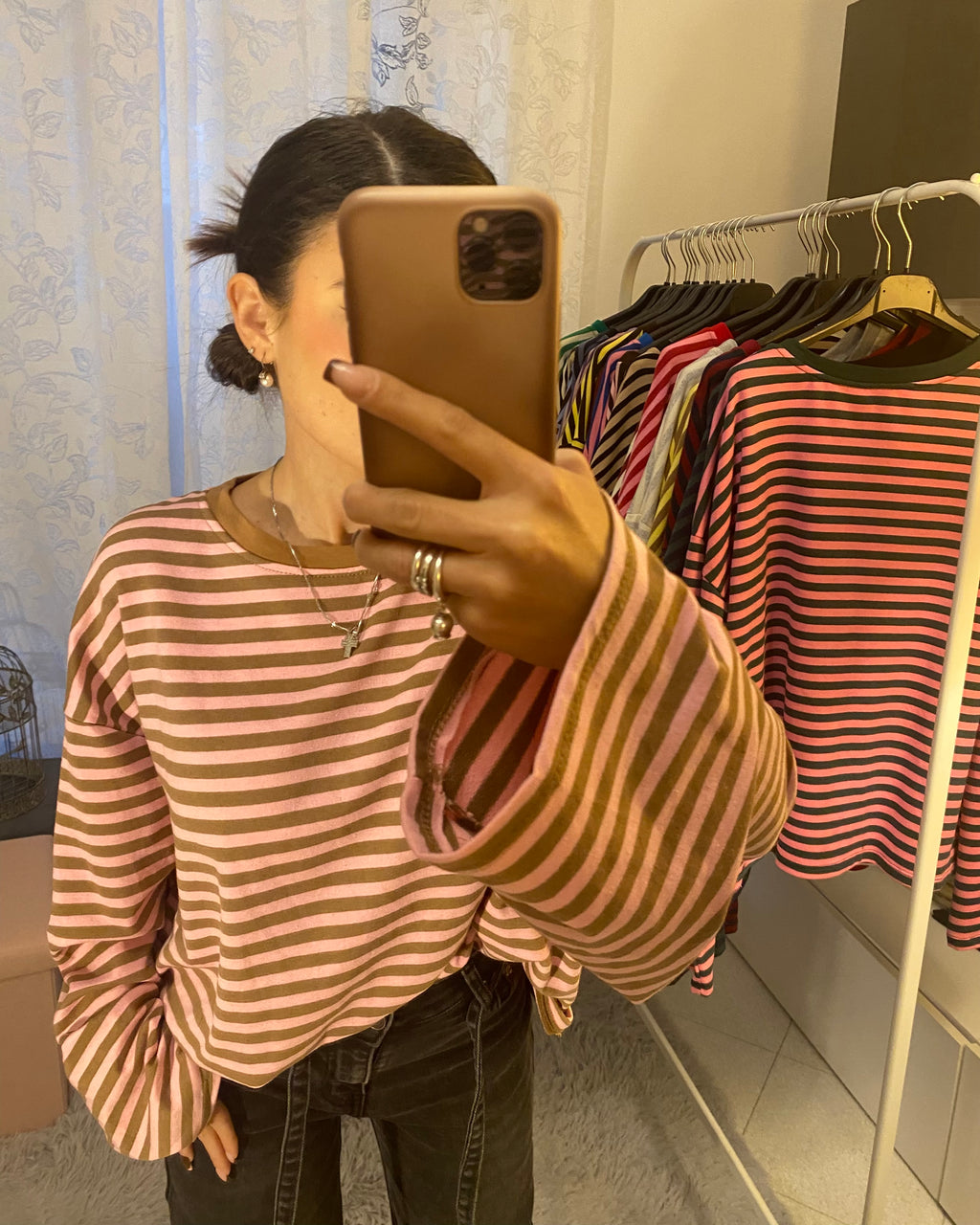 Shirt Starlet Rosa/Cammello