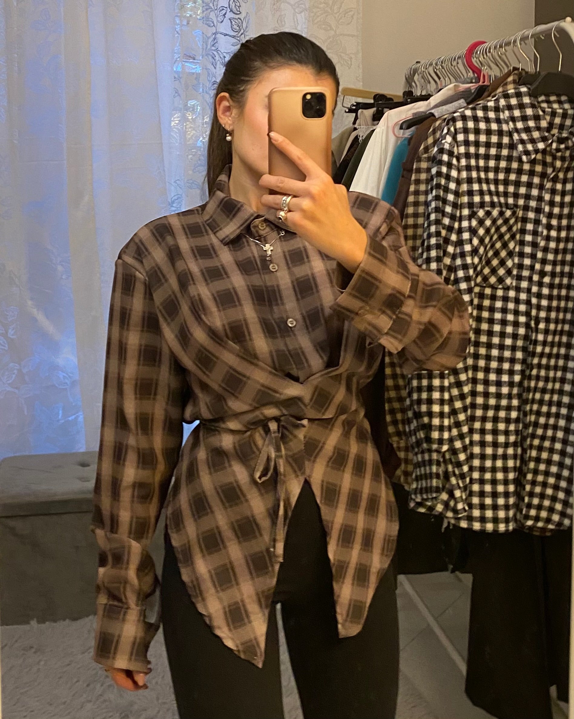 Camicia Anna marrone