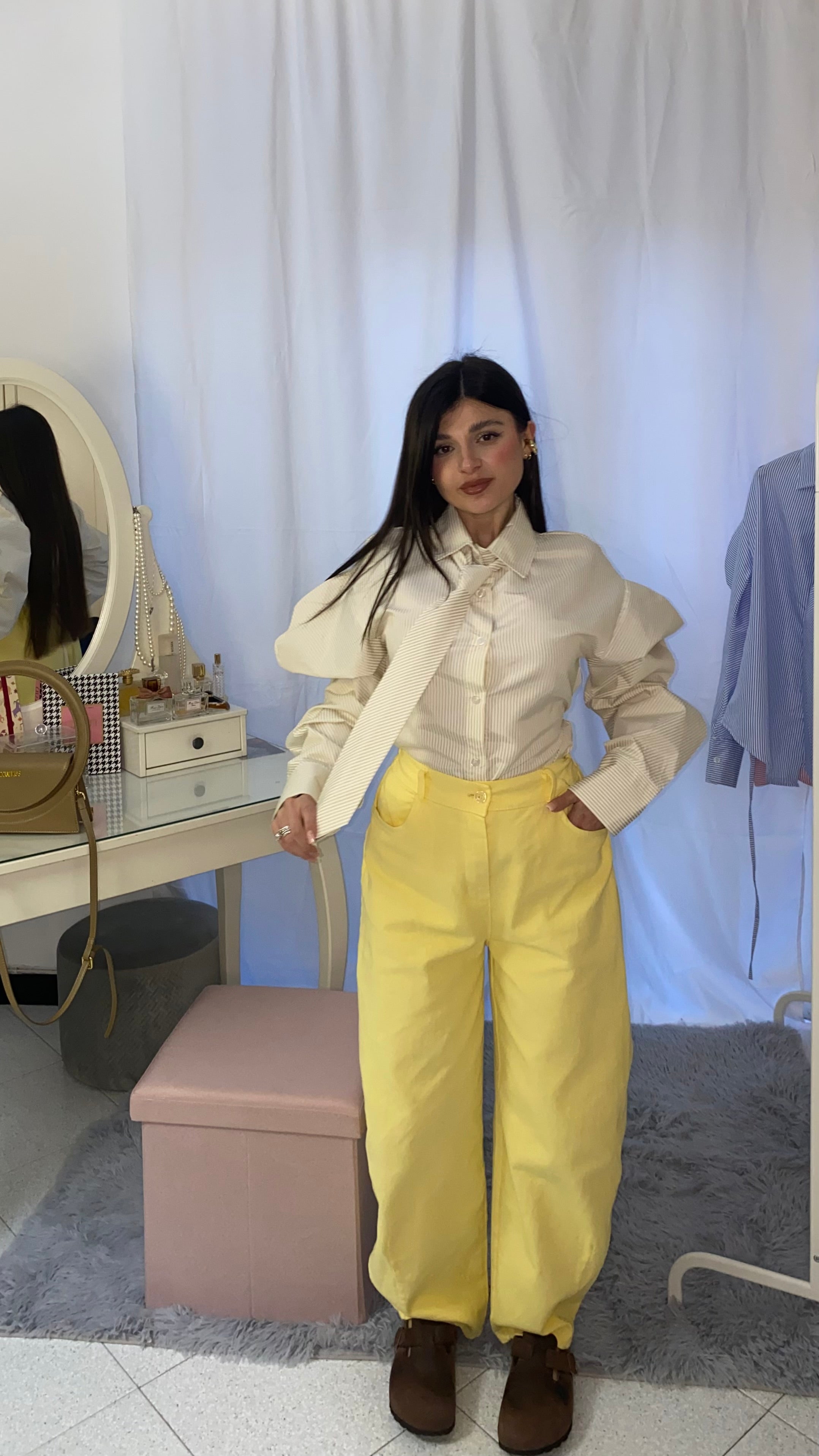 Camicia Maria gialla