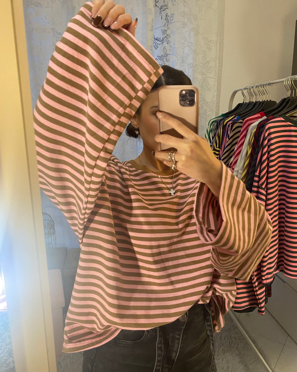 Shirt Starlet Rosa/Cammello