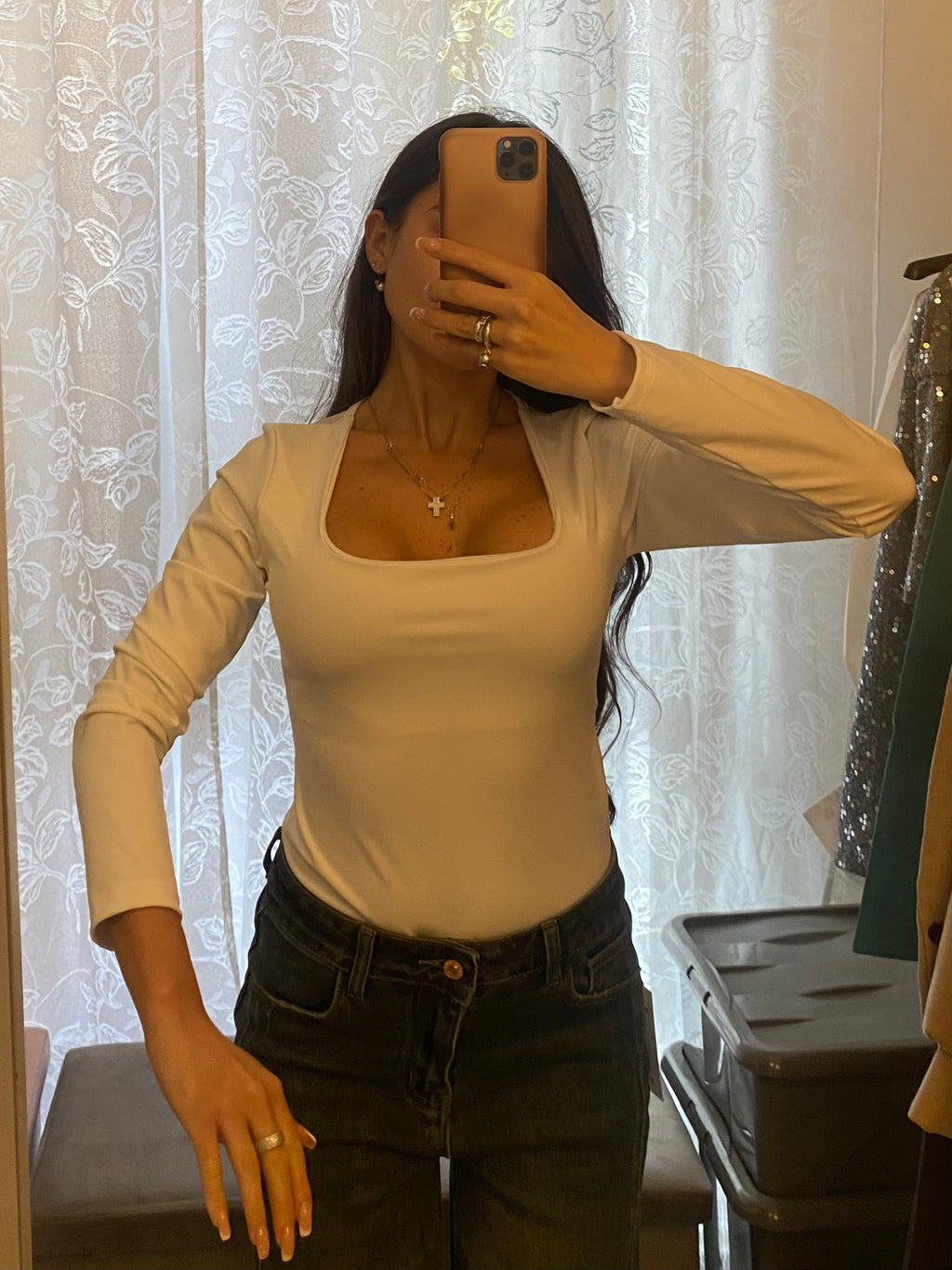 Body scollatura squadrata