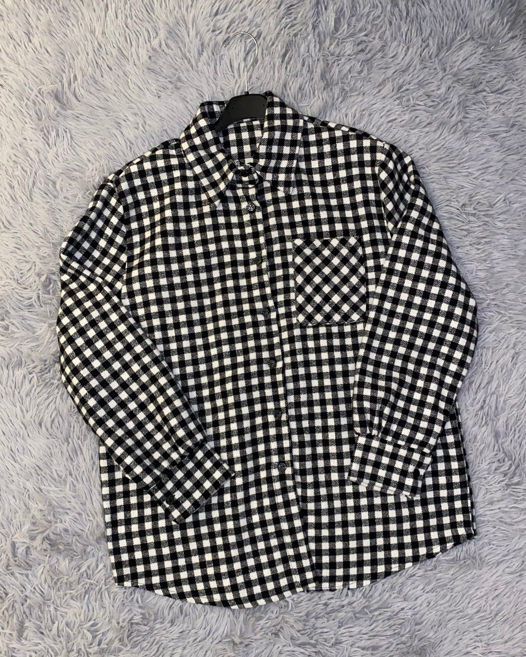 Camicia Quadrotti Black&White