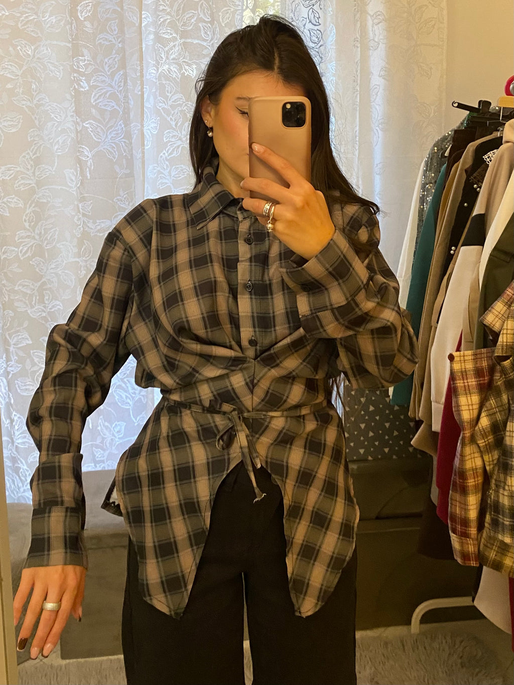 Camicia Anna verde militare