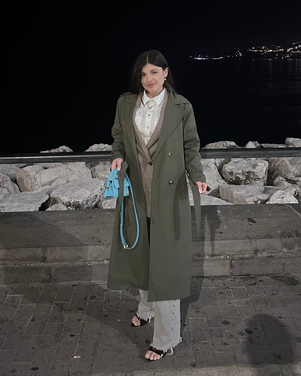Trench lungo Verde