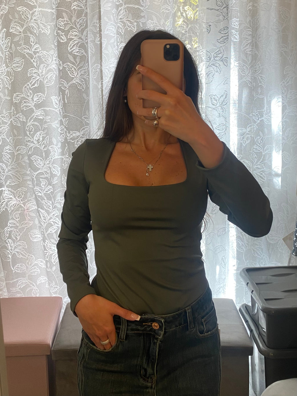 Body scollatura squadrata